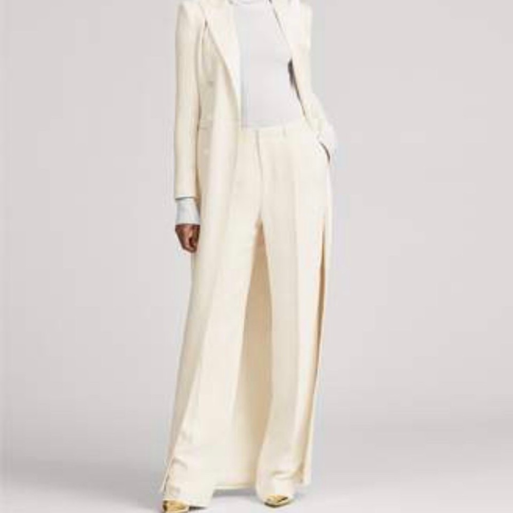 Ralph Lauren silk wide leg pants